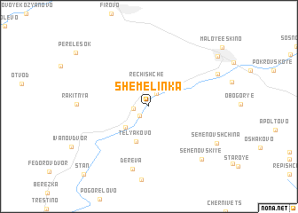 map of Shemelinka