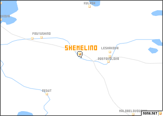 map of Shemelino