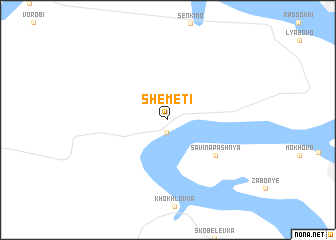 map of Shemeti