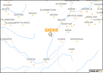 map of Shemir