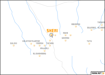 map of Shemī