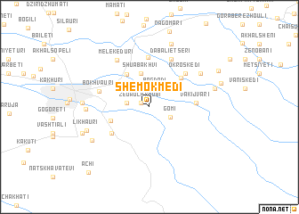 map of Shemokʼmedi