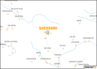 map of Shemshak