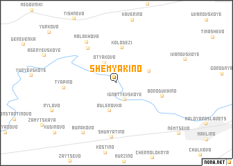 map of Shemyakino