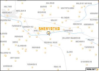 map of Shemyatka