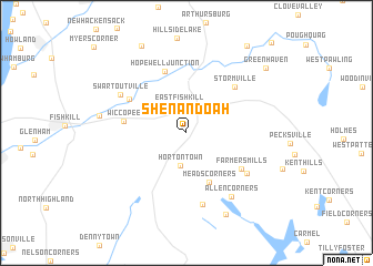 map of Shenandoah