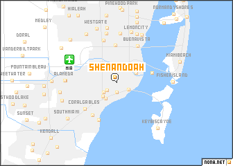 map of Shenandoah