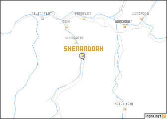 map of Shenandoah