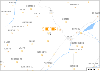 map of Shenbai