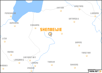 map of Shenbeijie