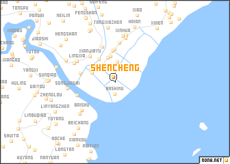 map of Shencheng