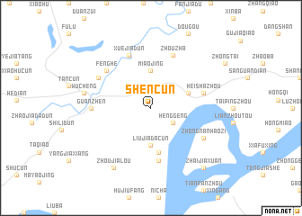 map of Shencun