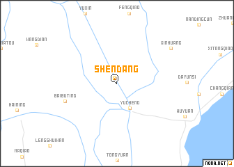 map of Shendang
