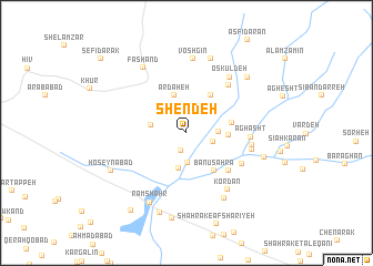 map of Shendeh