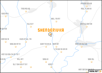 map of Shenderivka