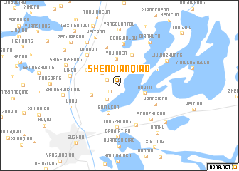 map of Shendianqiao