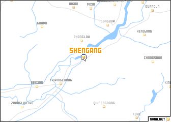 map of Shengang