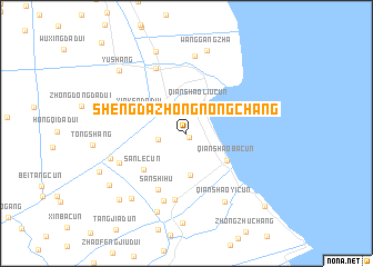 map of Shengdazhongnongchang