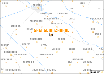 map of Shengdianzhuang