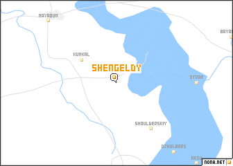 map of Shengelʼdy