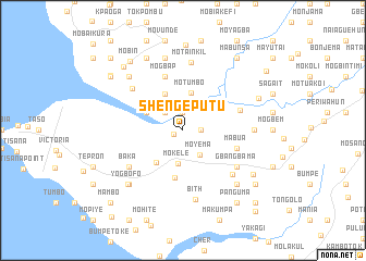 map of Shengeputu