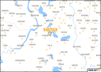 map of Shenge