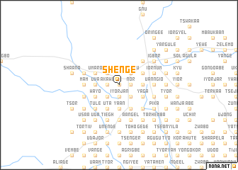 map of Shenge