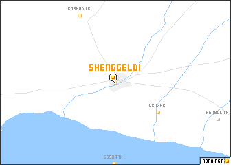 map of Shenggeldi