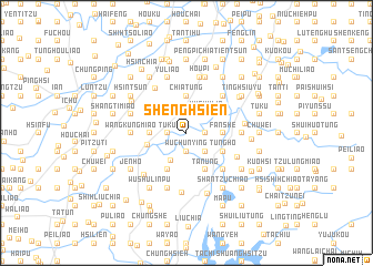 map of Sheng-hsien