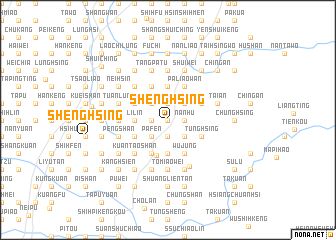 map of Sheng-hsing