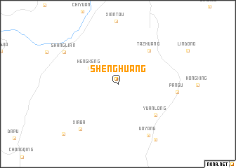 map of Shenghuang