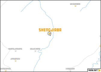 map of Shengjiaba