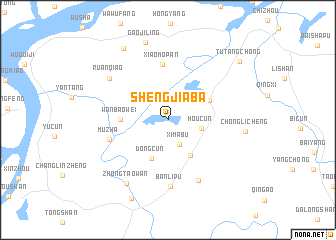 map of Shengjiaba