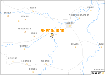 map of Shengjiang