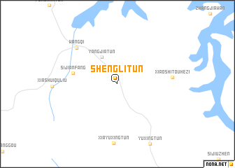 map of Shenglitun