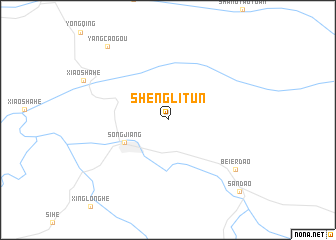 map of Shenglitun