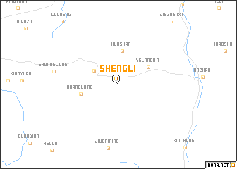 map of Shengli