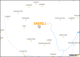 map of Shengli