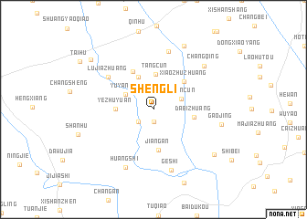 map of Shengli