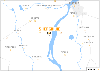 map of Shengmijie