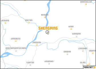 map of Shengping