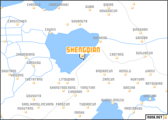 map of Shengqian