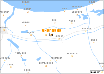 map of Shengshe
