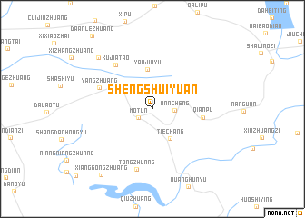 map of Shengshuiyuan