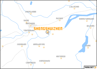 map of Shengshuizhen