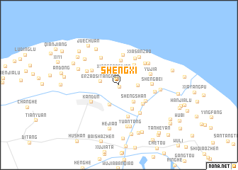 map of Shengxi