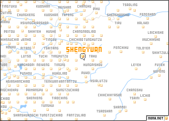 map of Sheng-yüan