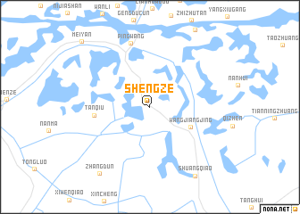 map of Shengze