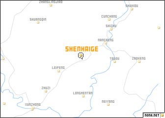 map of Shenhaige