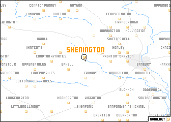 map of Shenington